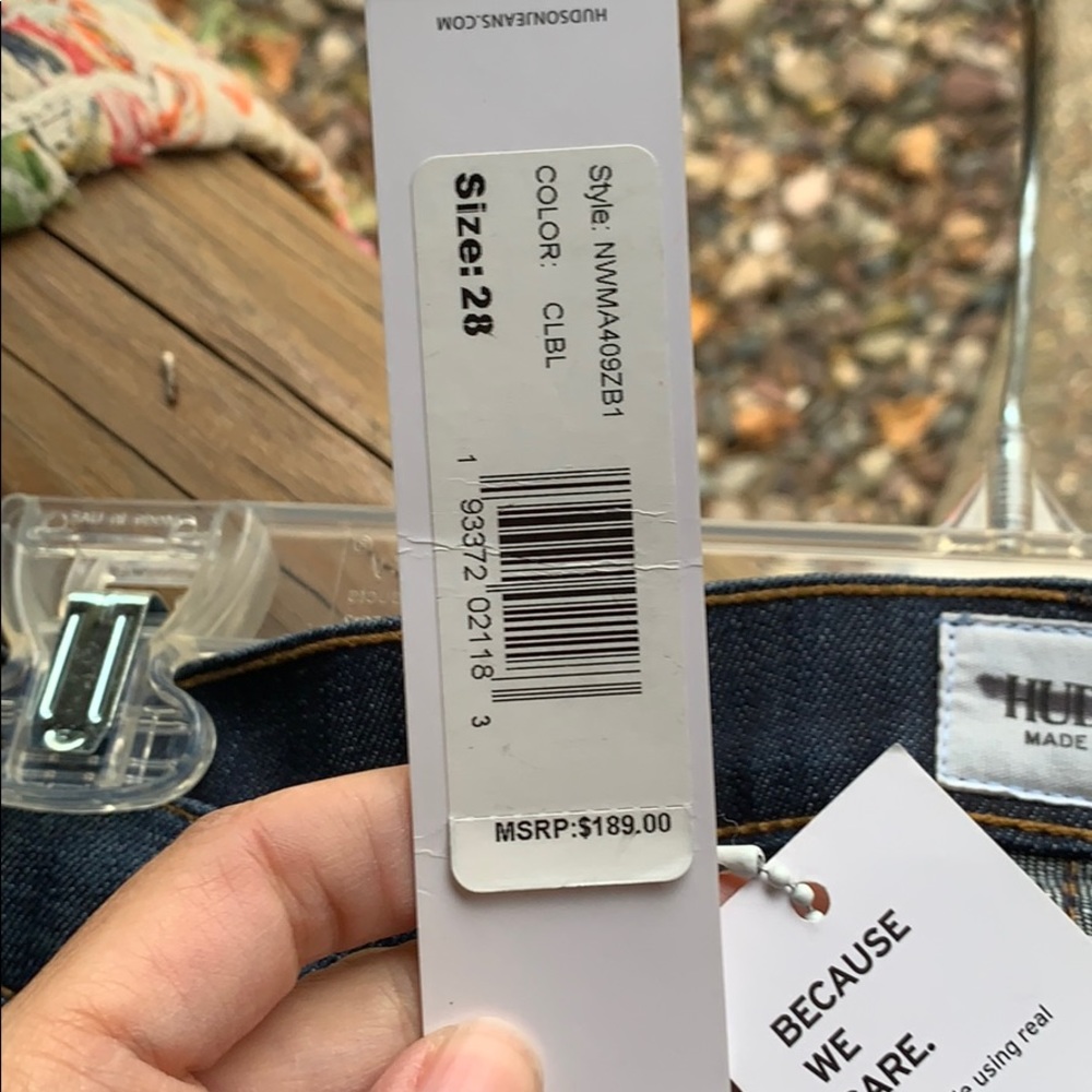 Hudson midrise straight leg jeans - Picture 6 of 12